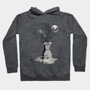 Graveyard Shift Gray Hoodie